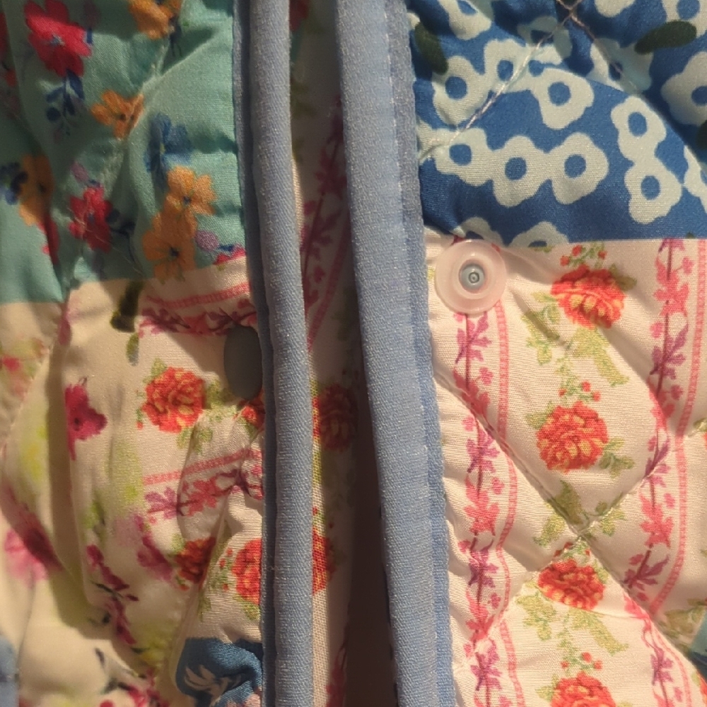 Forever 21 Multicolor Patchwork Puffer Jacket - image 5